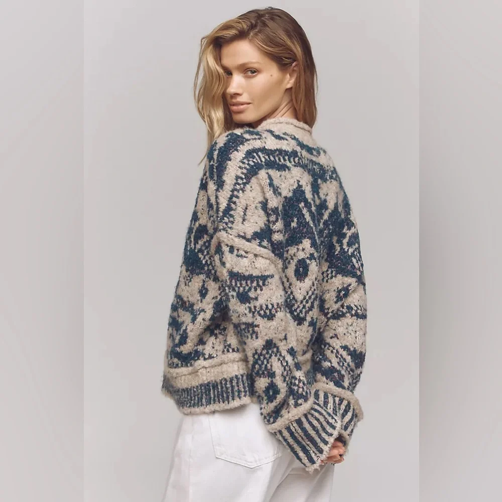 Anthropologie Pilcro Relaxed Roll Neck Sweater - NWT - Picture 2 of 8